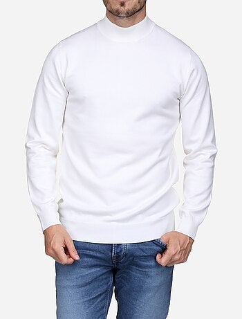 Camisola elegante de gola alta e mangas compridas - Frilivin