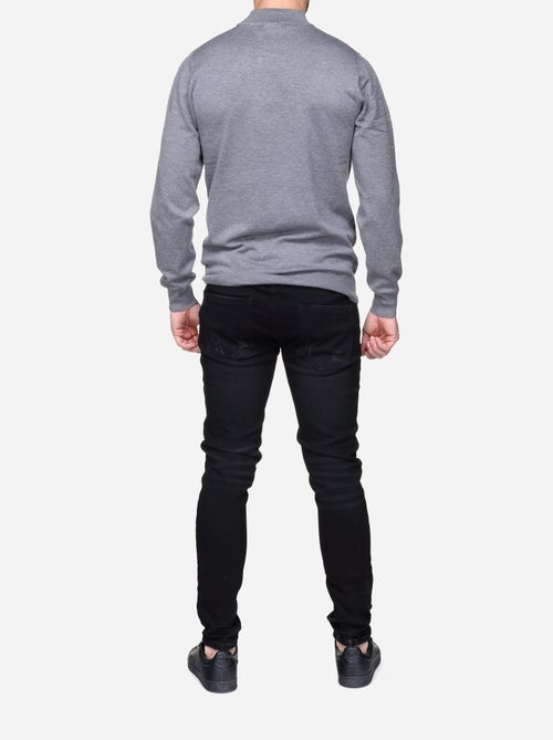 Camisola elegante de gola alta e mangas compridas - Frilivin - Kiabi