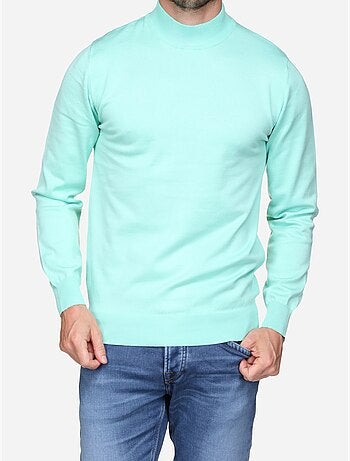 Camisola elegante de gola alta e mangas compridas - Frilivin