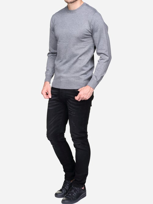 Camisola elegante de gola redonda - Frilivin - Kiabi Camisola elegante de gola redonda - Frilivin - Kiabi