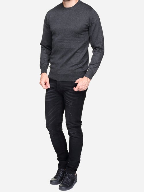 Camisola elegante de gola redonda - Frilivin - Kiabi Camisola elegante de gola redonda - Frilivin - Kiabi