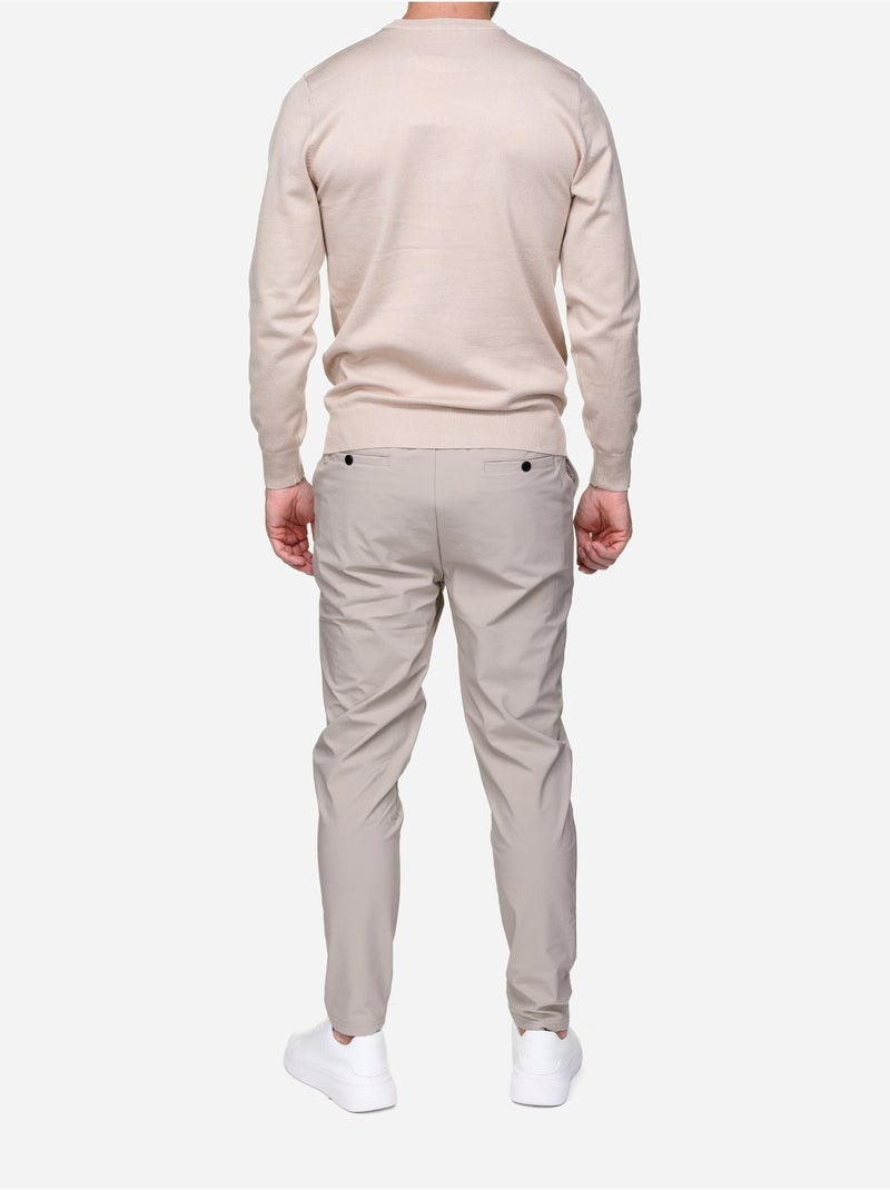 Camisola elegante de gola redonda - Frilivin Damasco - Kiabi