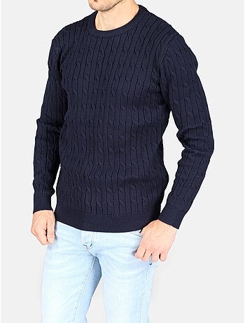 Camisola elegante de gola redonda - Kenzarro