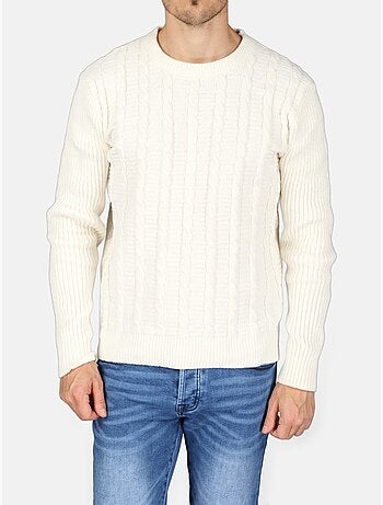 Camisola elegante de gola redonda - Kenzarro
