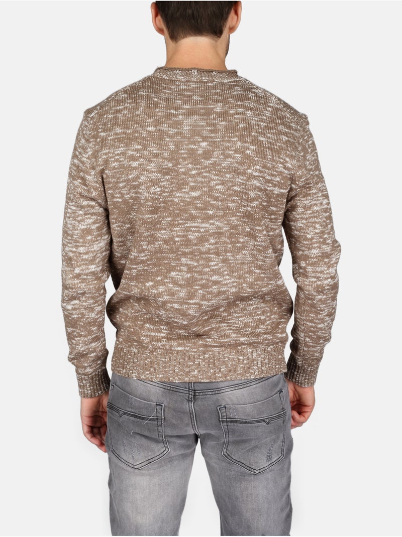 Camisola elegante de gola redonda - Kenzarro Cinza escuro - Kiabi