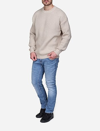Camisola elegante de gola redonda - Kenzarro