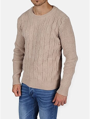 Camisola elegante de gola redonda - Kenzarro