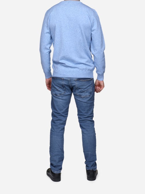 Camisola elegante de gola redonda - Yves Enzo - Kiabi Camisola elegante de gola redonda - Yves Enzo - Kiabi
