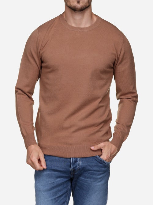Camisola elegante de gola redonda - Yves Enzo - Kiabi Camisola elegante de gola redonda - Yves Enzo - Kiabi