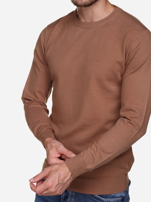 Camisola elegante de gola redonda - Yves Enzo - Kiabi Camisola elegante de gola redonda - Yves Enzo - Kiabi