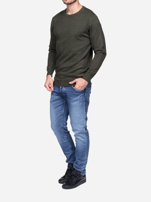 Camisola elegante de gola redonda - Yves Enzo - Kiabi Camisola elegante de gola redonda - Yves Enzo - Kiabi