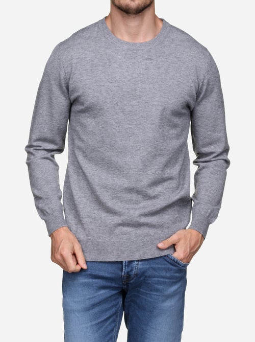 Camisola elegante de gola redonda - Yves Enzo - Kiabi Camisola elegante de gola redonda - Yves Enzo - Kiabi