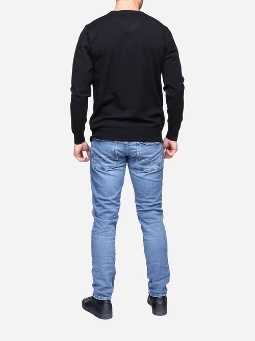 Camisola elegante de gola redonda - Yves Enzo - Kiabi Camisola elegante de gola redonda - Yves Enzo - Kiabi