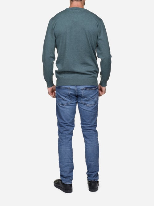 Camisola elegante de gola redonda - Yves Enzo - Kiabi Camisola elegante de gola redonda - Yves Enzo - Kiabi