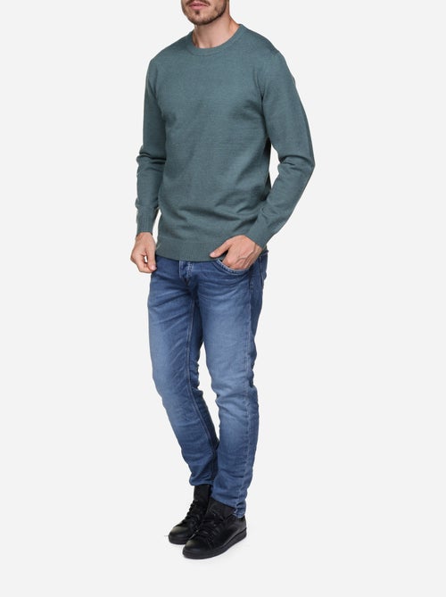 Camisola elegante de gola redonda - Yves Enzo - Kiabi Camisola elegante de gola redonda - Yves Enzo - Kiabi