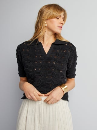 Camisola em croché