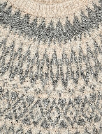 Camisola em jacquard