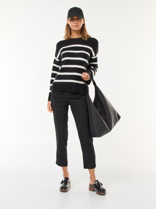 Camisola em lã e mohair - Kiabi