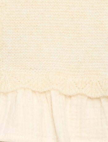 Camisola em lã mista