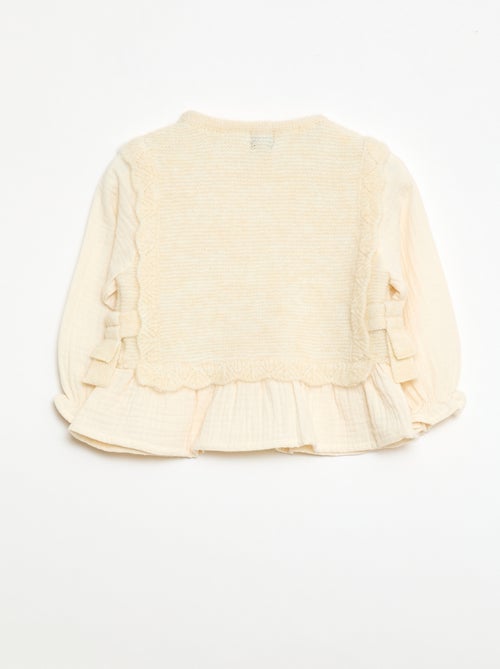 Camisola em lã mista - Kiabi