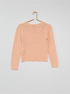 Camisola em malha ajurada - Kiabi