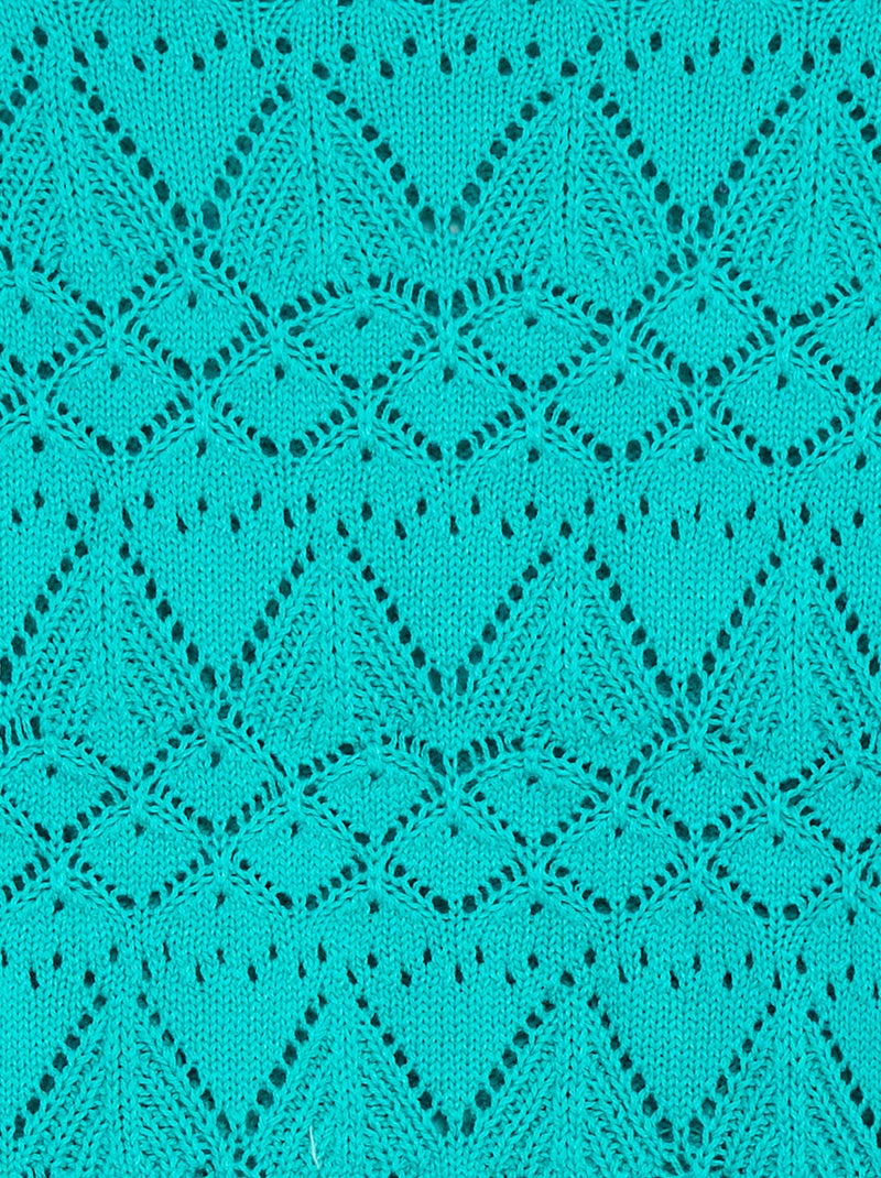 Camisola em malha ajurada VERDE - Kiabi