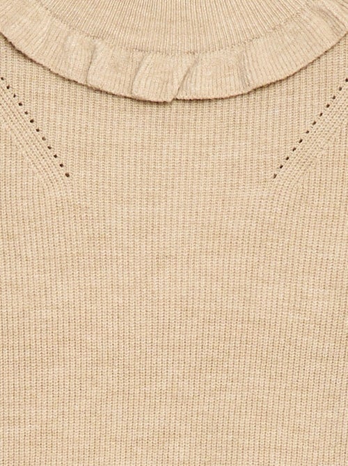 Camisola em malha canelada - Kiabi