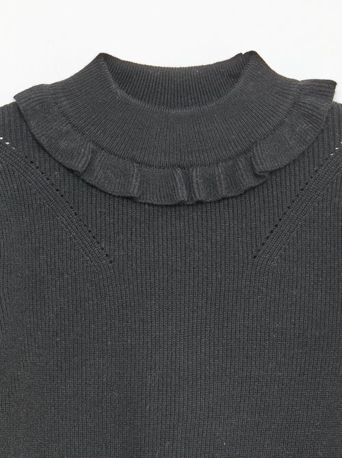 Camisola em Malha Canelada - Kiabi