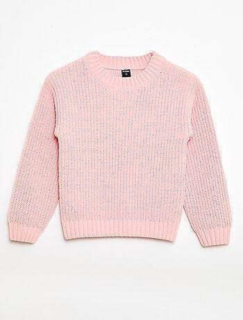 Camisola em malha chenille