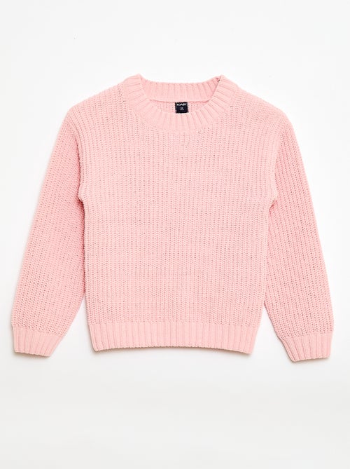 Camisola em malha chenille - Kiabi