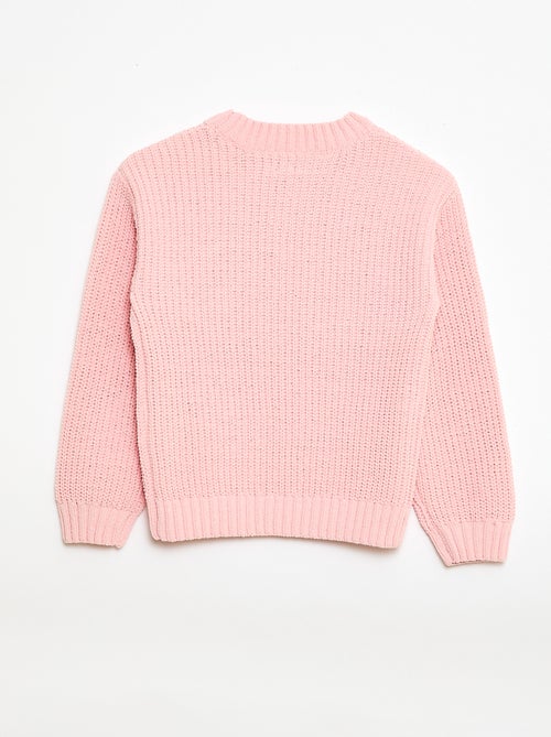 Camisola em malha chenille - Kiabi