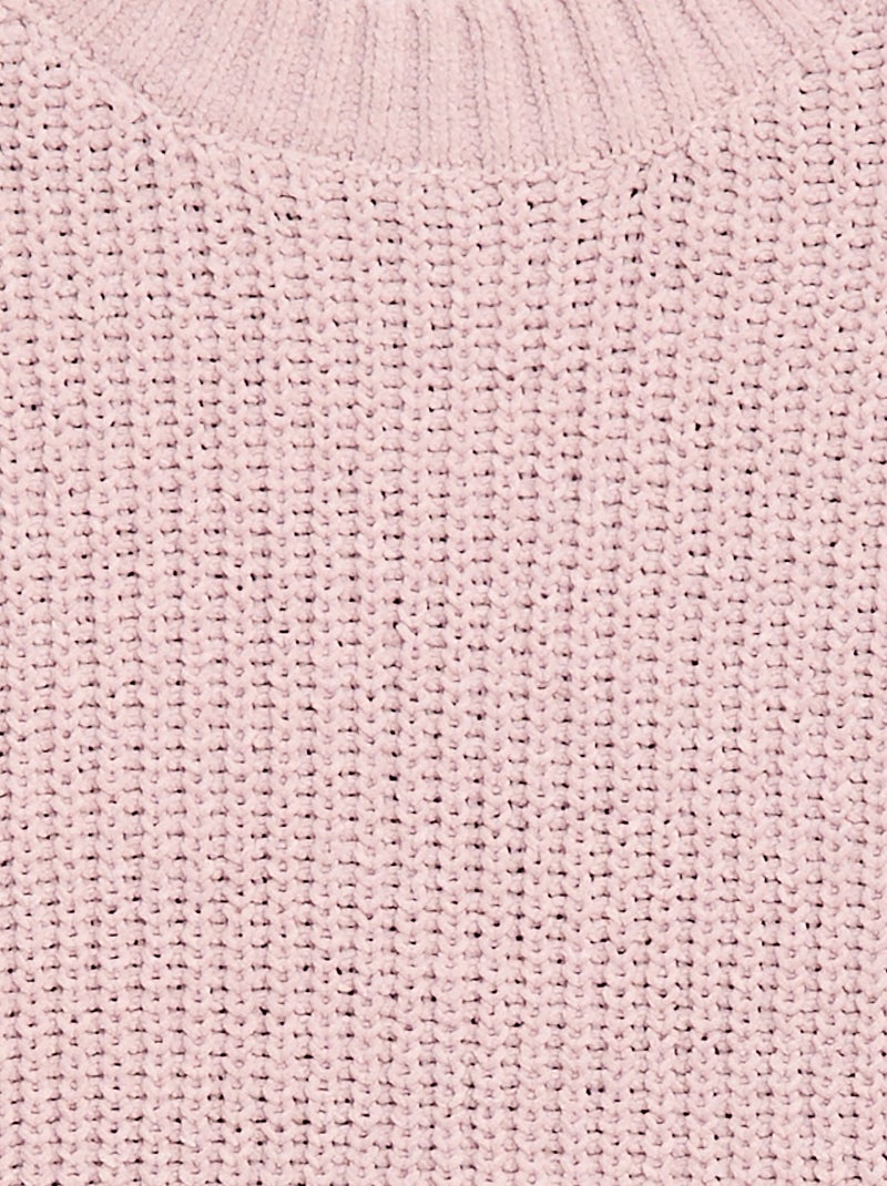 Camisola em malha chenille Violeta - Kiabi