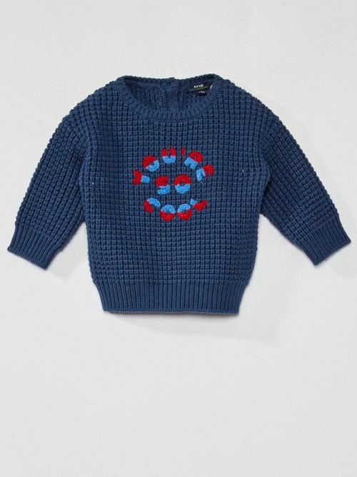 Camisola em malha de borboto - Kiabi