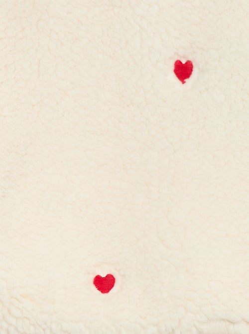 Camisola em malha de borrego com padrão - Kiabi