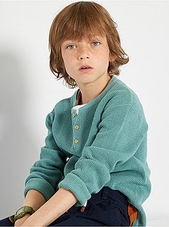 Camisola em malha 'de conceção ecológica' - Kiabi