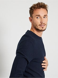 Camisola em malha de fantasia de conceção ecológica +1,90 m - Kiabi