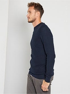 Camisola em malha de fantasia de conceção ecológica +1,90 m - Kiabi