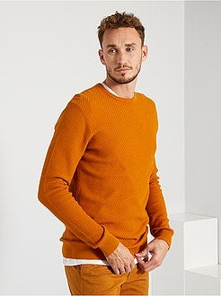 Camisola em malha de fantasia de conceção ecológica +1,90 m - Kiabi