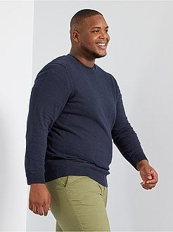 Camisola em malha de fantasia de conceção ecológica - Kiabi