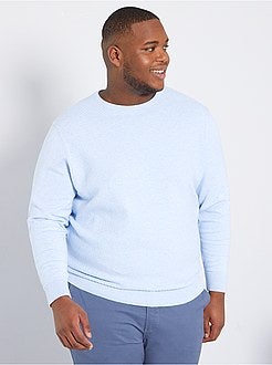 Camisola em malha de fantasia de conceção ecológica - Kiabi