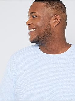 Camisola em malha de fantasia de conceção ecológica - Kiabi