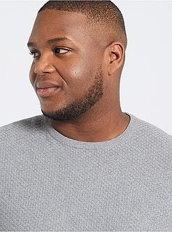 Camisola em malha de fantasia de conceção ecológica - Kiabi