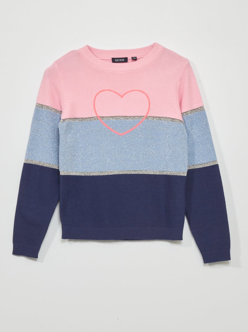 Camisola em malha de fantasia ROSA - Kiabi