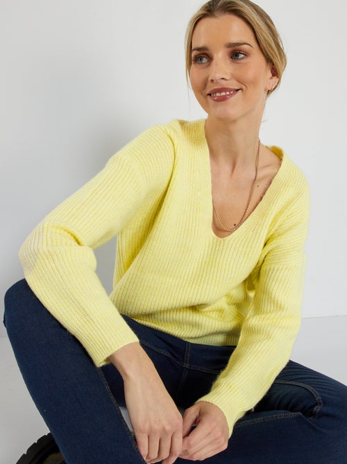 Camisola em malha de tricô - Kiabi