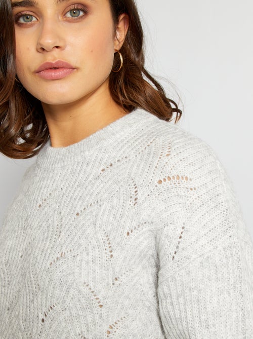 Camisola em malha de tricô - Kiabi