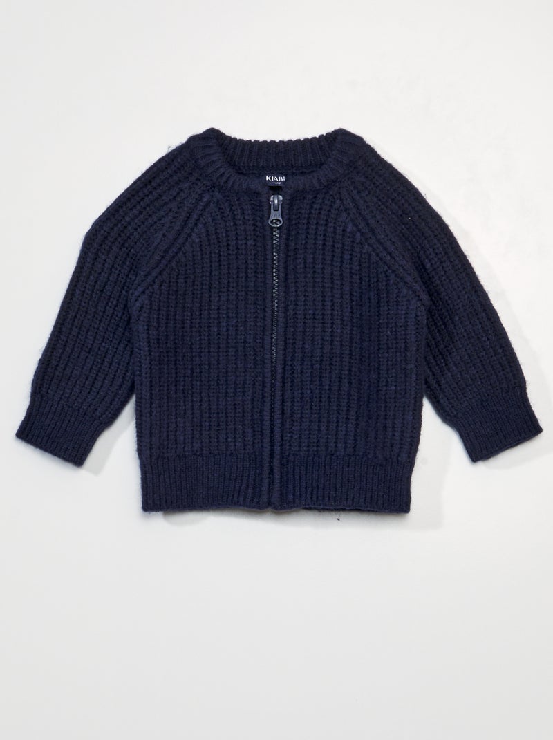 Camisola em malha de tricô PRETO - Kiabi