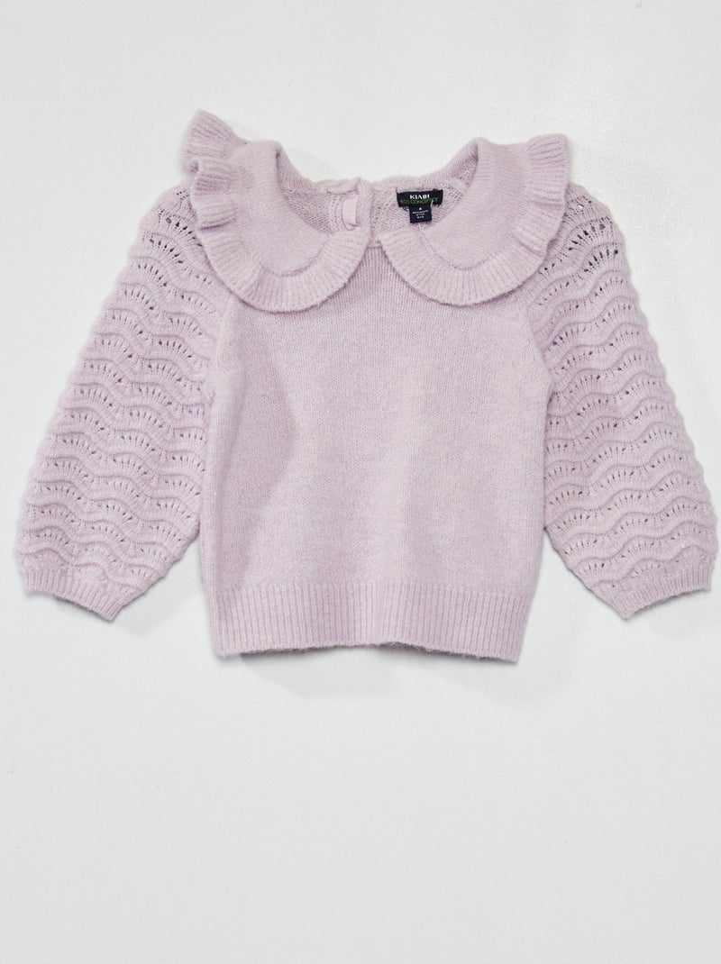 Camisola em malha de tricô VIOLETA - Kiabi