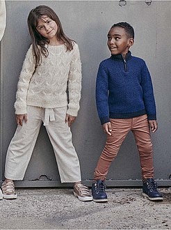 Camisola em malha de tricot - Kiabi