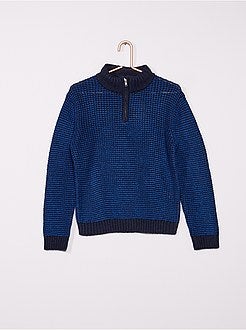 Camisola em malha de tricot - Kiabi