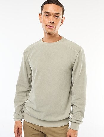 Camisola de malha fantasia corte regular